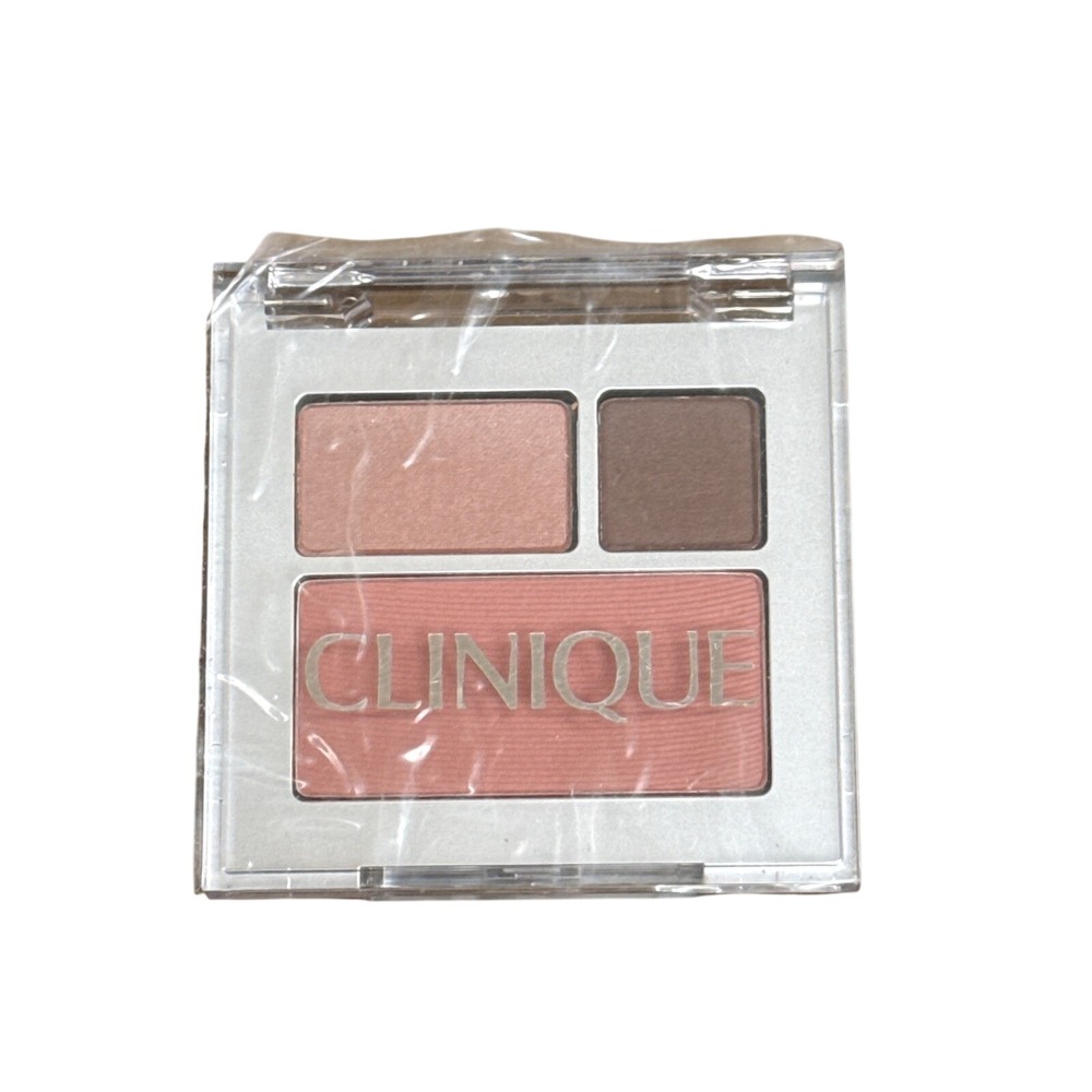 Clinique Eye Shadow Duo Chocolate Bark Day Into Date & New Clover Blush Palette